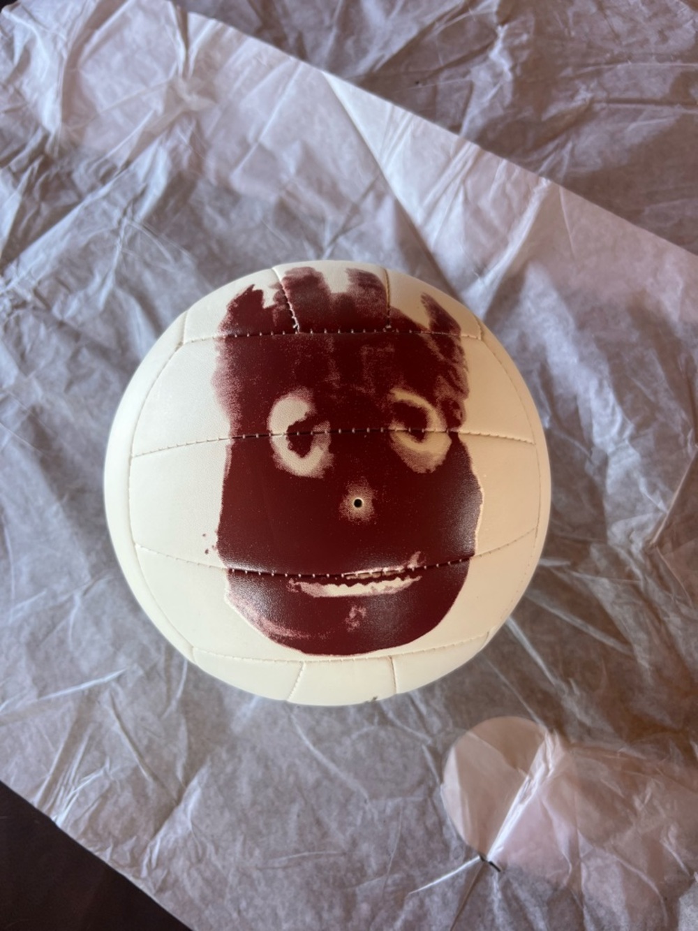 NWOT Cast Away Wilson Volleyball with handprint face